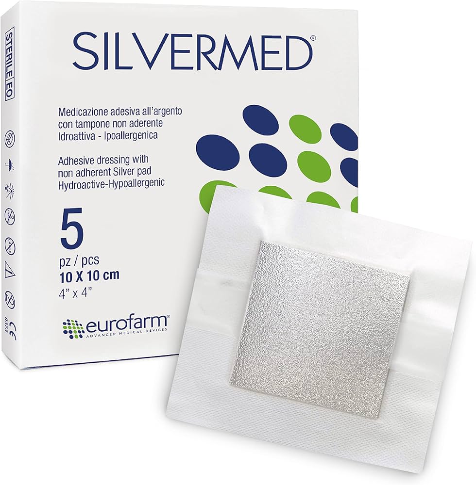 Silvermed 10x10 cm - 5 pcs/box - Image 2