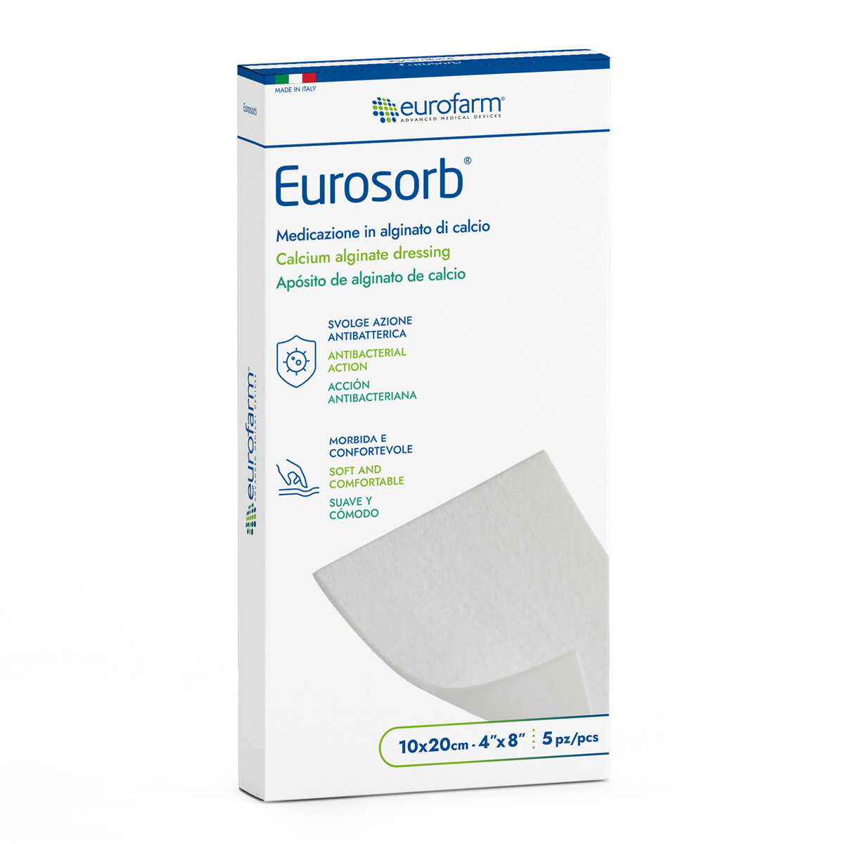 Eurosorb 5x5 cm - 10 pcs/box