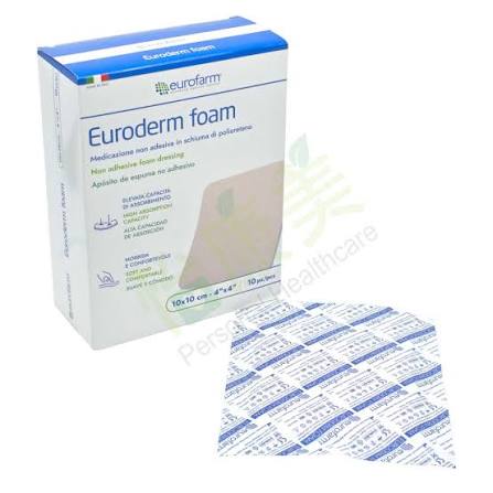 Euroderm Foam 10x10 cm - 10 pcs/box - Image 2