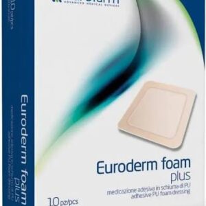Euroderm Foam Plus 10x10 cm - 10 pcs/box