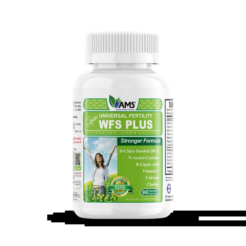 AMS WFS Plus180 capsule: The All-Natural Advanced Solution for Supporting Fertility, Improving Egg Quality, and Managing PCOS Symptoms