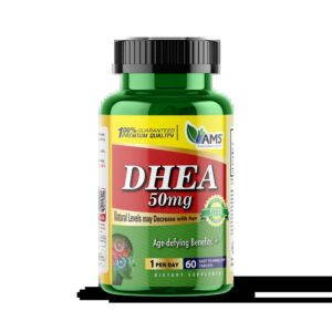 AMS DHEA 50 mg 60 Tablets: The Natural "Youth Hormone" for Supporting Fertility, Enhancing Ovarian Reserve, and Fighting Aging Signs