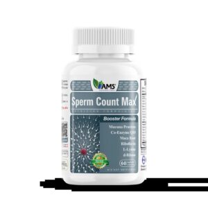 AMS Sperm count max 60 capsules: The Advanced Formula to Promote Spermatogenesis and Increase Sperm Count for Fertility Support