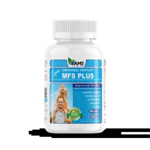 AMS MFS Plus 120 Capsules: The Advanced Formula for Enhancing Male Fertility, Treating Morphology Issues, and Protecting Sperm DNA