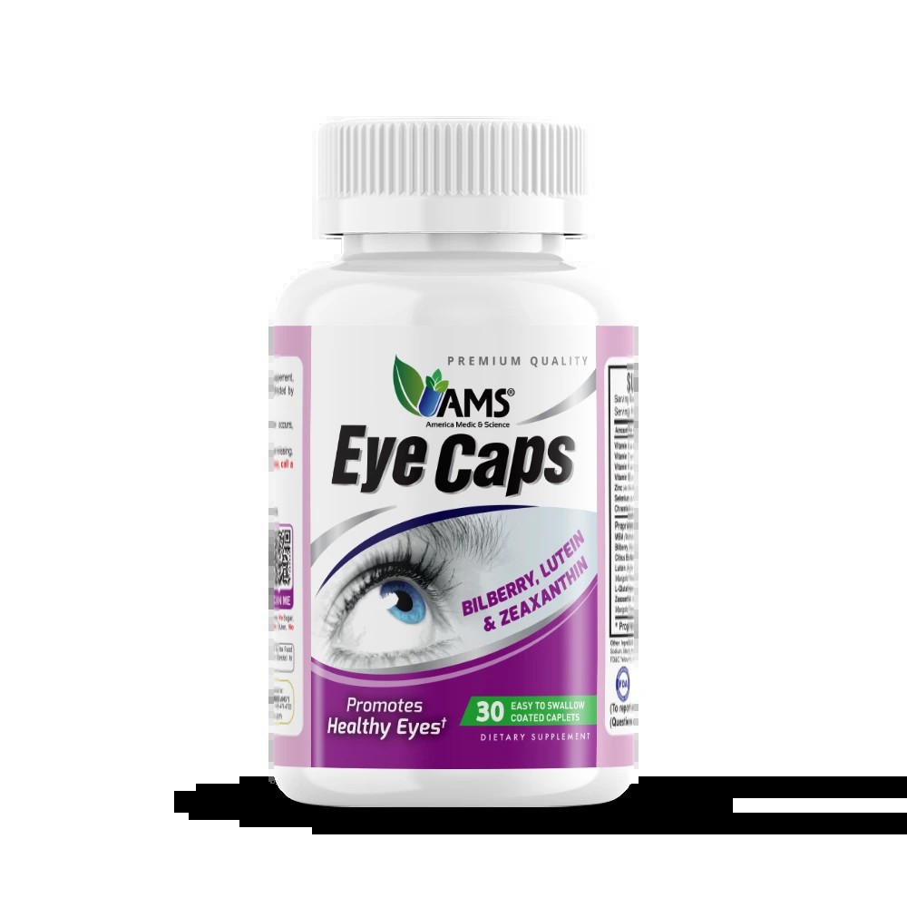 AMS Eye Caps: The Complete Nutritional Formula for Protecting Eyes form Digital Strain, Enhancing Visual Acuity, and Preventing Vision Decline