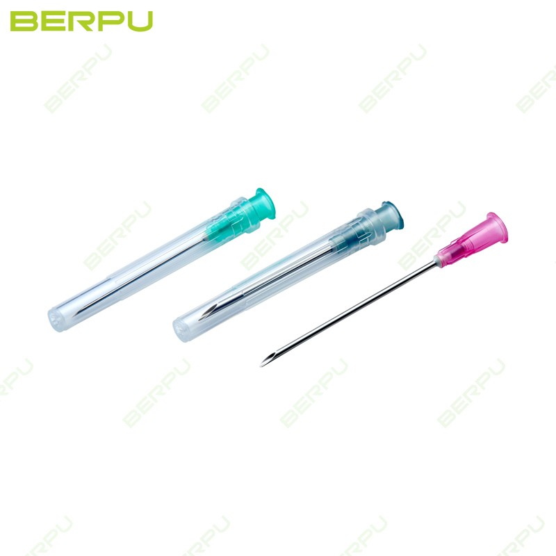 Berpu Hypodermic needle (18G X4 - 100 MM): The Long, Robust Needle for Deep Access, Ideal for Aspirating Viscous Fluids and Deep Intramuscular Injections with Precision and Safety