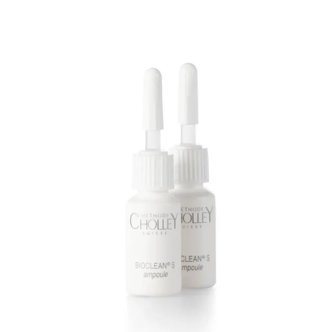 Cholley Bioclean S ampoules 2 AmpoulesX 5 ML: The Concentrated Swiss Intensive Treatment to Eliminate Pimples, Breakouts, and Stubborn Impurities Rapidly