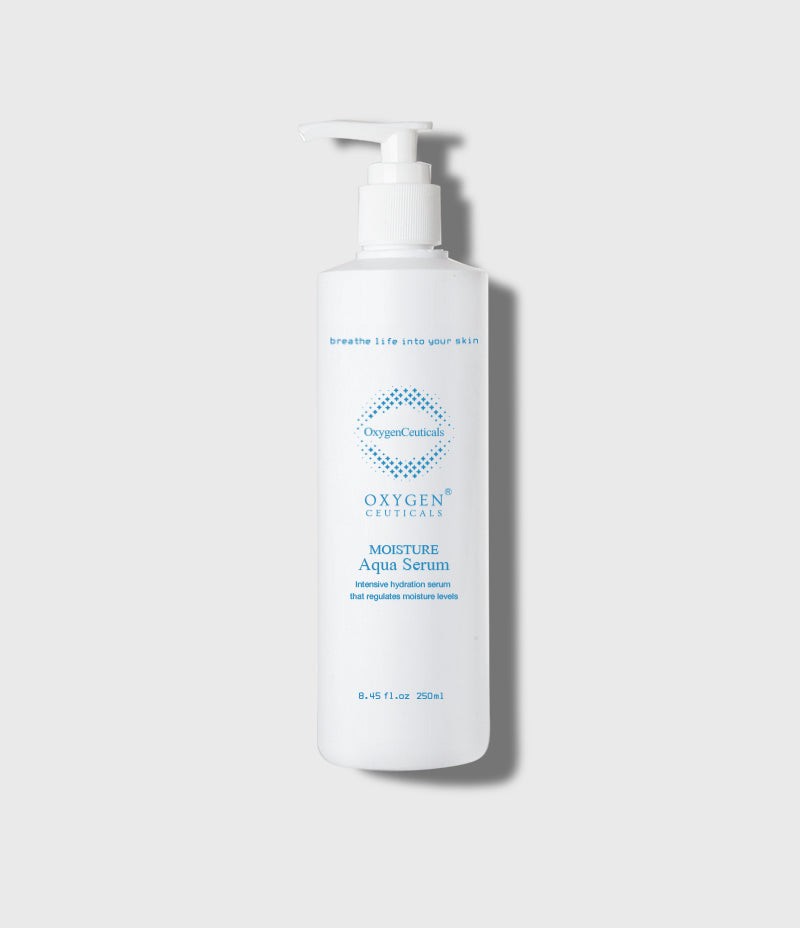 OxygenCeuticals Moisture Aqua Serum 250 ml: The Larger Size Deep Hydration Serum, for Plump, Protected, and Dewy Skin for Longer