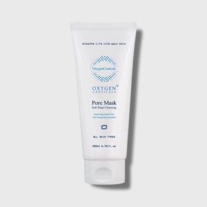 OxygenCeuticals Pore Mask 200 ml: The Professional Deep Cleansing Mask, to Purify Pores, Remove Excess Oil, and Soothe Skin in a Clinic-Friendly Size