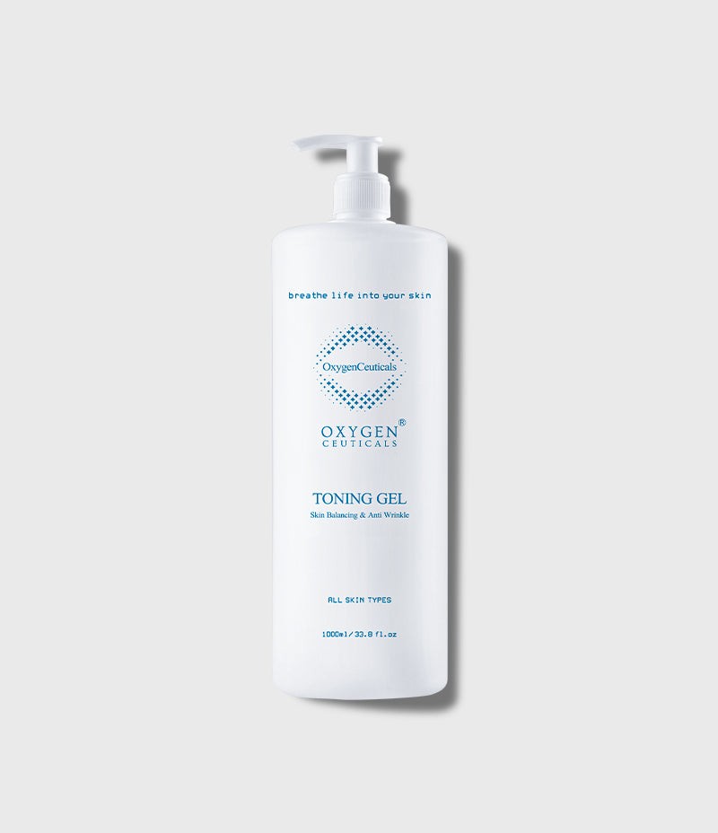 OxygenCeuticals Toning gel 1000 ml: The Professional Economic Pack for Clinics, for Repairing Damaged Skin and Efficiently Soothing Inflammation Post-Procedure