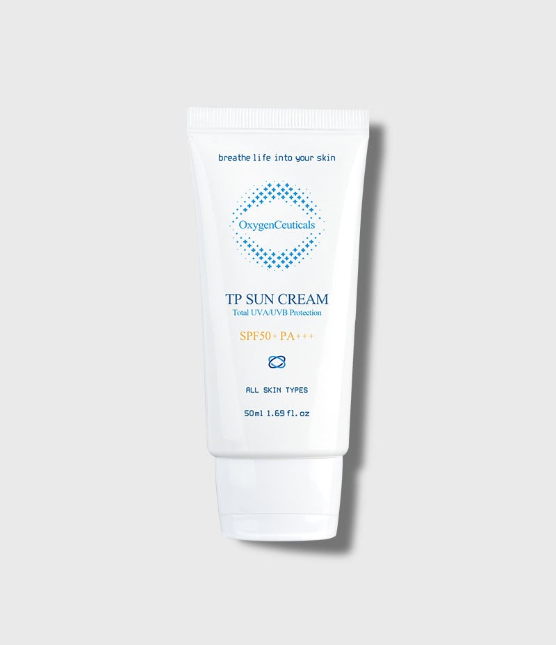 OxygenCeuticals TP Sun Cream 50 ml: The Complete Protection and Hydrating Care for Sensitive Skin, Shielding Against Sun Damage and Soothing Skin Post-Procedure