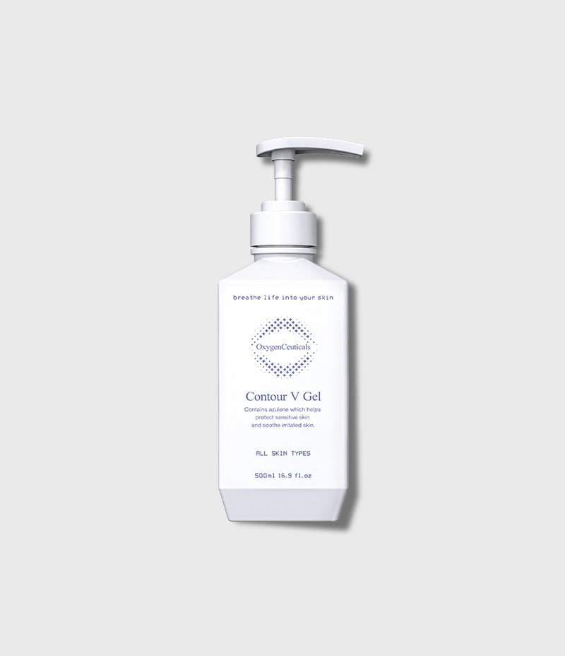 OxygenCeuticals Contour V Gel 500ml: The Professional Gel for Facial Contouring and Skin Tightening, Designed Specifically for Use with Aesthetic Devices in Clinics for Instant Results