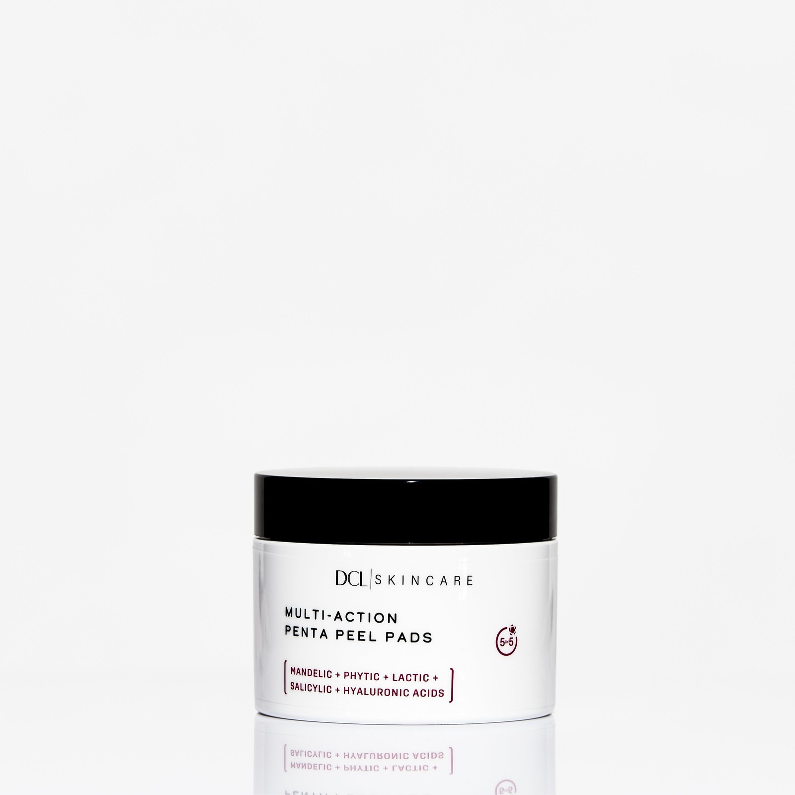 DCL Multi action penta peel 50 PADS: The Professional One-Step Peeling System, Resurfacing Skin with the Power of 5 Acids for a Clear, Smooth, and Flawless Complexion
