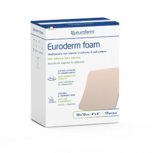 Euroderm Foam 10x10 cm - 10 pcs/box