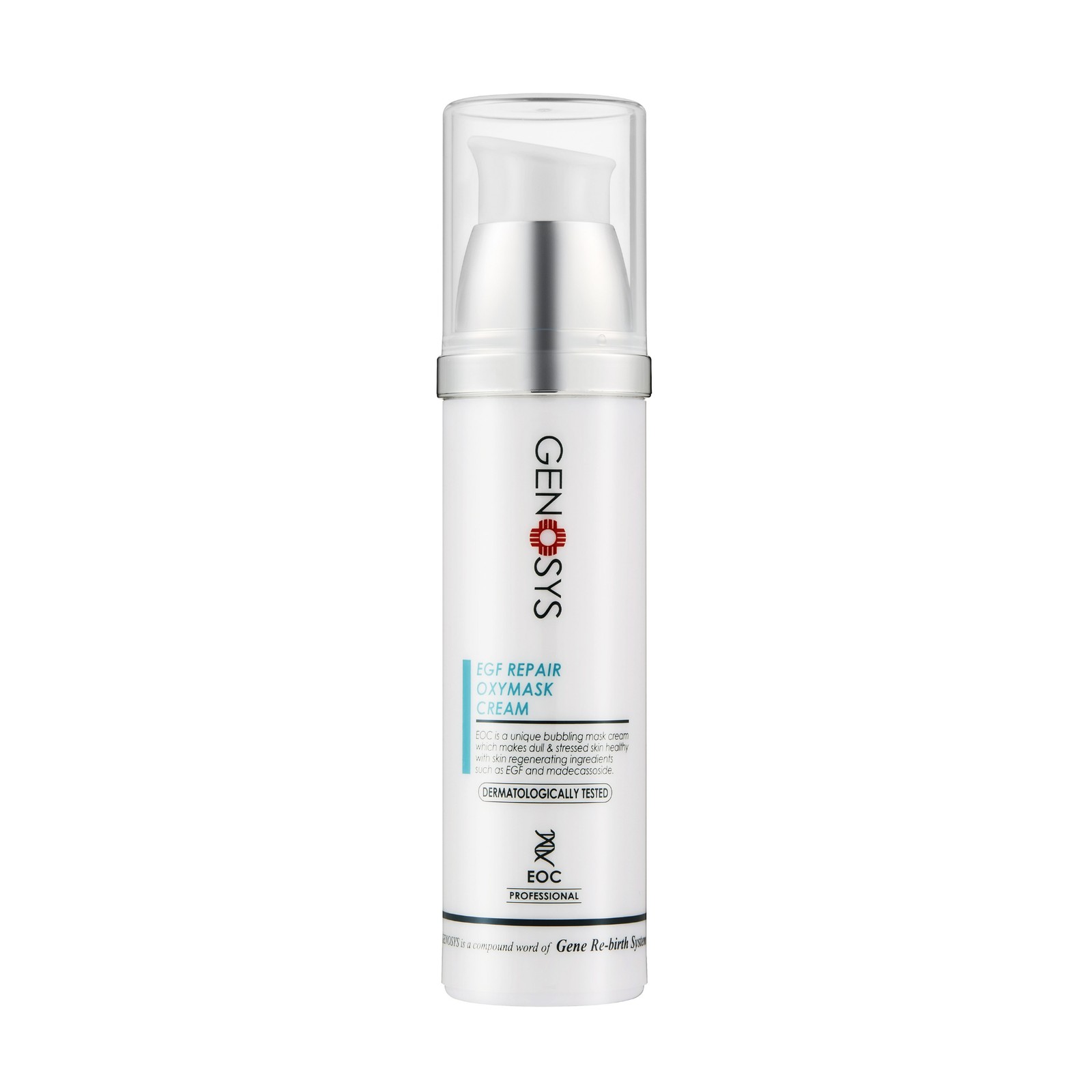 Genosys EGF Repair Oxymask Cream 50 ML: A Revolution in Skin Repair, Merging EGF Power with Oxygen Technology to Soothe and Regenerate Stressed Cells