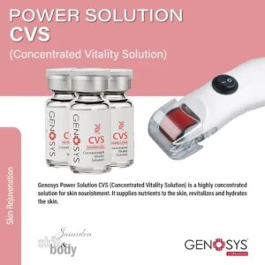 Genosys Power Solution CVS  10 Vials x 2 ml : The Concentrated Caviar Ampoules for Restoring Skin Vitality, Deep Nourishment, and Firming