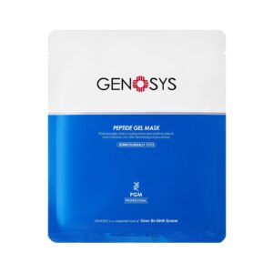 Genosys Peptide Gel Mask 5 Applications: The Innovative Hydrogel Mask for Instant Skin Soothing, Peptide Cellular Repair, and Eliminating Post-Treatment Redness
