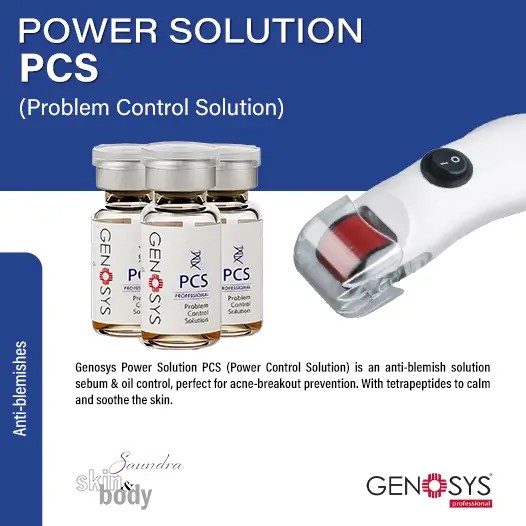 Genosys Power Solution PCS 10 Vials x 2 ml : The Concentrated Mesotherapy Ampoules for Controlling Skin Problems, Treating Acne, and Purifying Pores