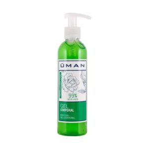 UMAN Body Gel, Aloevera 250ML : The Refreshing Aloe Gel for Full Body Hydration, Soothing Irritation, and Delivering Instant Cooling and Softness