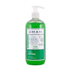 UMAN Body Gel, Aloevera 500ML : The Economy Size Natural Aloe Gel for Long-Lasting Hydration and Comprehensive Care for the Whole Family