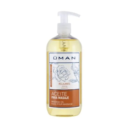 UMAN Relaxing Massage Oil 500ML: The Ideal Massage Oil for a Home Spa Experience, Relieving Muscle Tension, and Delivering Deep Body Relaxation