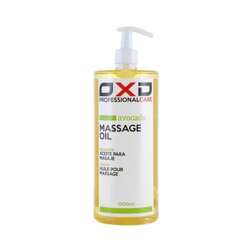 OXD Avocado Massage Oil 1L: The Vitamin-Rich Massage Oil for Deep Hydration, Perfect Glide, and Restoring Dry Skin Elasticity